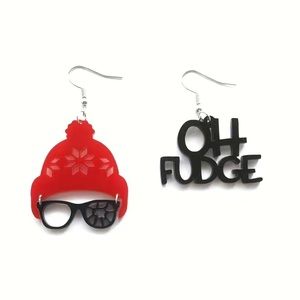 RALPHIE Christmas Earrings A Christmas Story